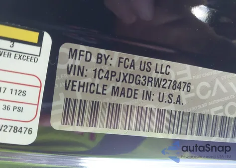 2024 Jeep Wrangler 4-Door Sport S 4X4 из США, поврежденный, VIN 1C4PJXDG3RW278476